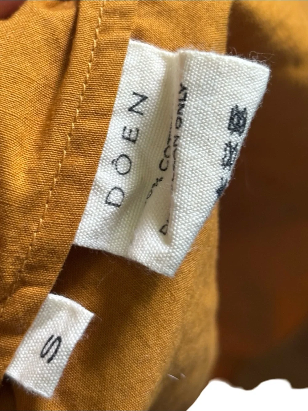 Doen Miro Dress in Golden Hour S
